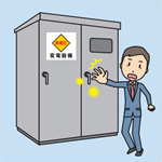 過大な漏電時には、感電に注意!